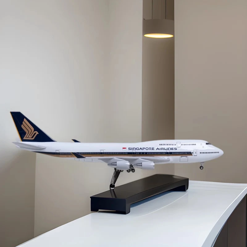 2025 New B747 Singapore Airplane 1/150 Scale Model Kits With Light &Wheels Base Diecast Resin Airplane Collection Display Gifts
2025 New B747 Singapore Airplane 1/150 Scale Model Kits With Light &Wheels Base Diecast Resin Airplane Collection Display Gifts