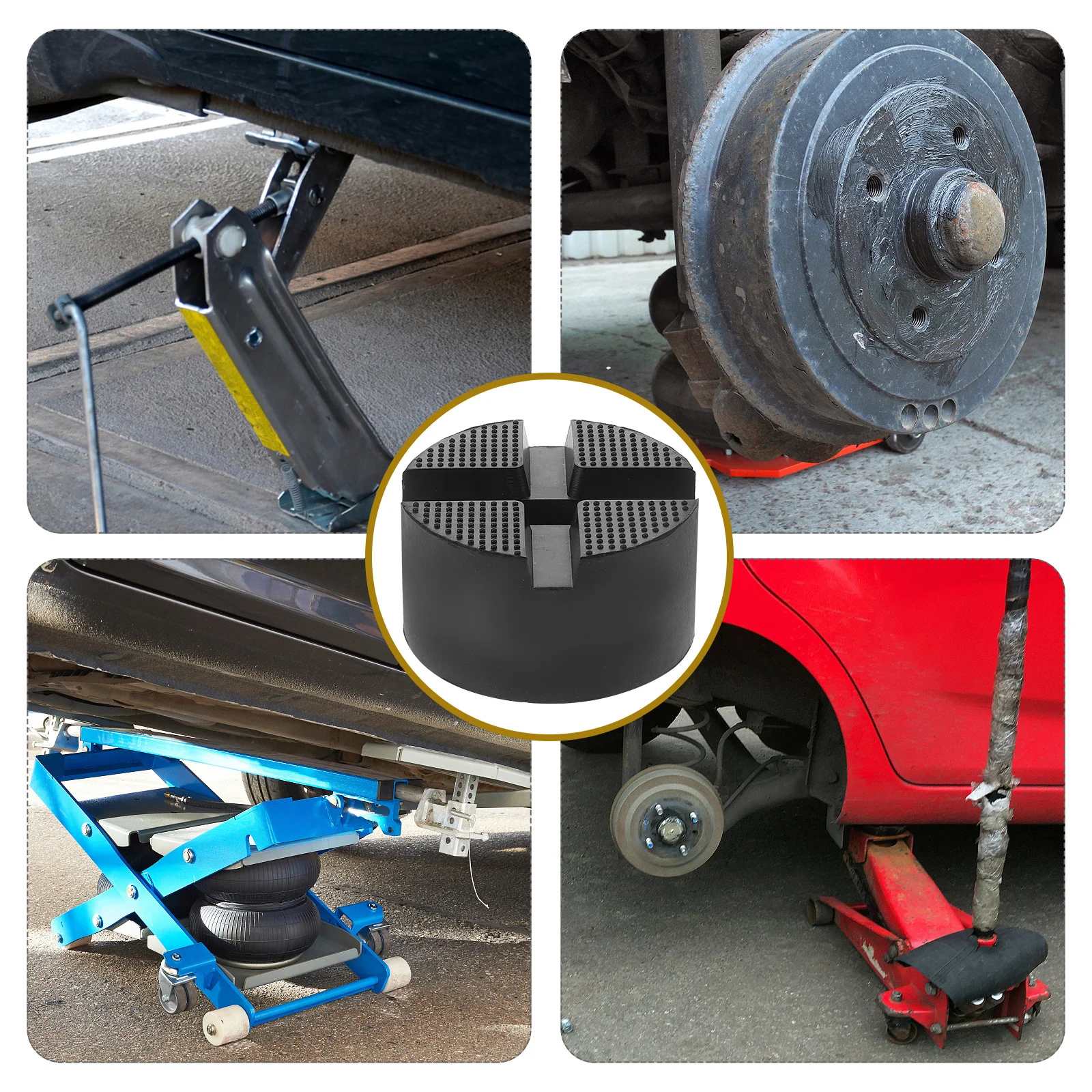 Universal Rubber Pad 6.5 Inch Antislip Heavy Duty For Pinch Weld Jack Adapter Car Lift Floor Jack Accessories
Universal Rubber Pad 6.5 Inch Antislip Heavy Duty For Pinch Weld Jack Adapter Car Lift Floor Jack Accessories