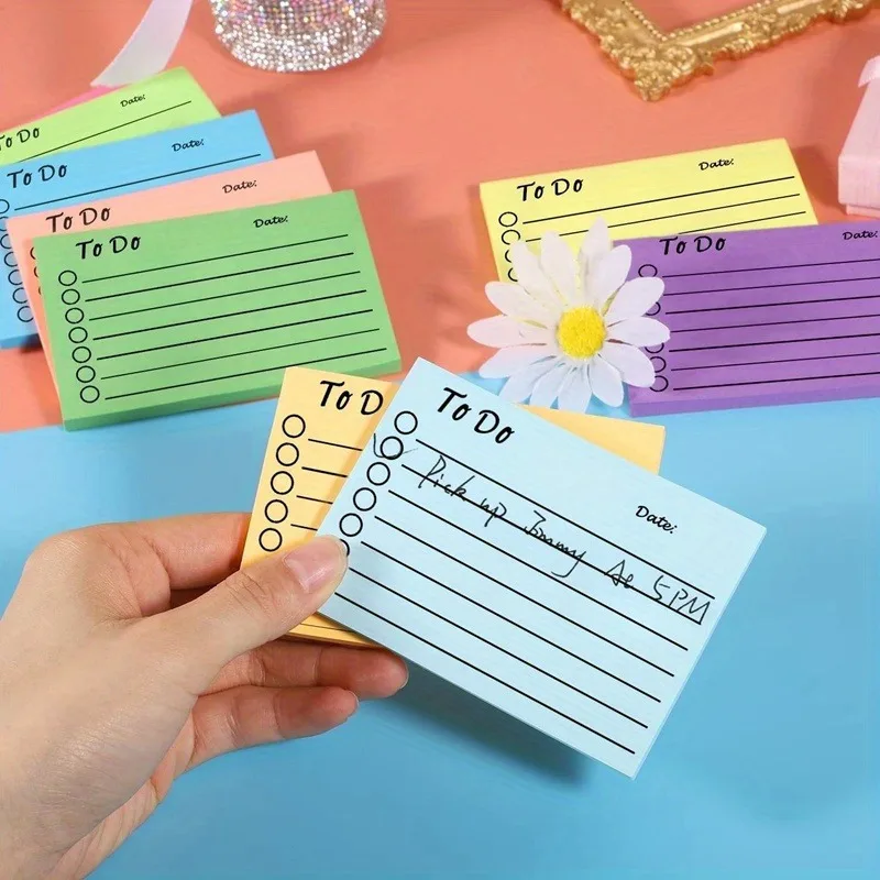 Fluorescent Post-it Notes Multi-color Notepad Self-adhesive Sticky Notes Memo Pad Memo To Do List for Planner Reminder Learning
Fluorescent Post-it Notes Multi-color Notepad Self-adhesive Sticky Notes Memo Pad Memo To Do List for Planner Reminder Learning