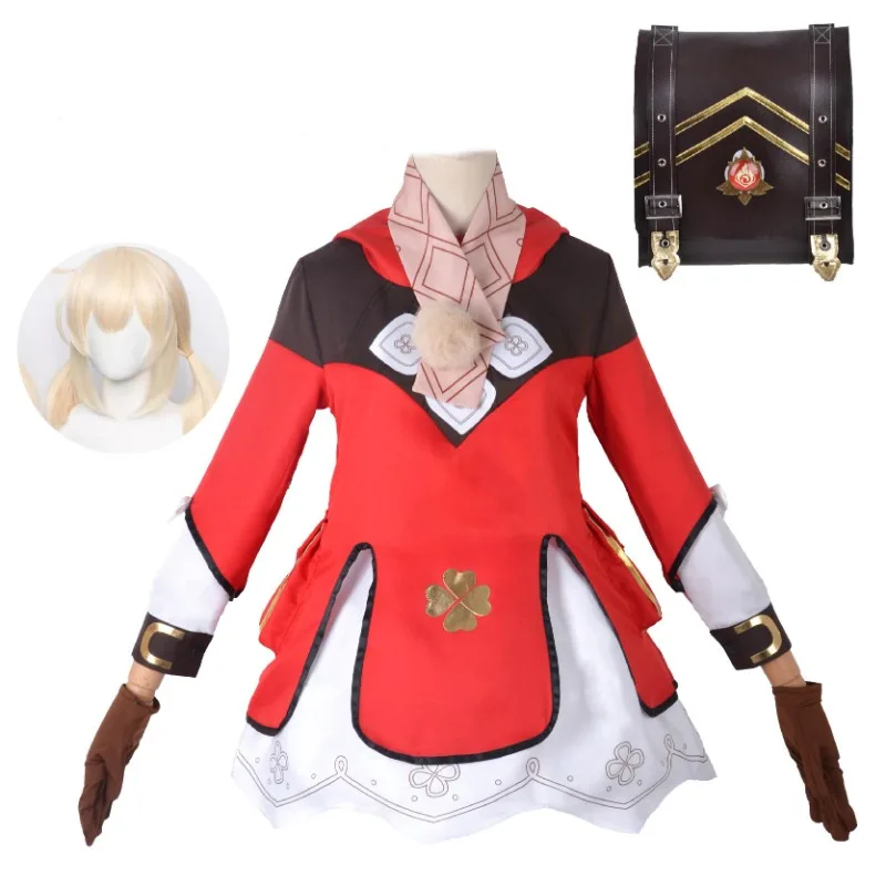 Klee Game Genshin Impact Cosplay Cos Costume Black Backpack Duduke Dolls Anime Outfits Golden Wigs Role Play Women
Klee Game Genshin Impact Cosplay Cos Costume Black Backpack Duduke Dolls Anime Outfits Golden Wigs Role Play Women