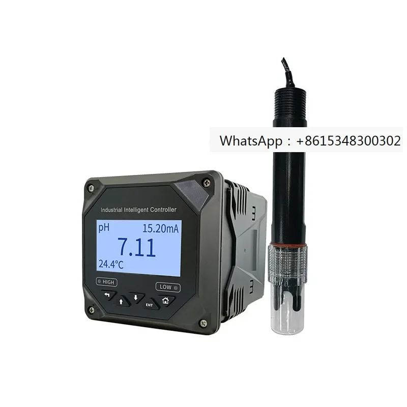 Industrial dissolved oxygen turbidity corrosion-resistant pH electrode probe transmitter Water hardness online pH controller
Industrial dissolved oxygen turbidity corrosion-resistant pH electrode probe transmitter Water hardness online pH controller
