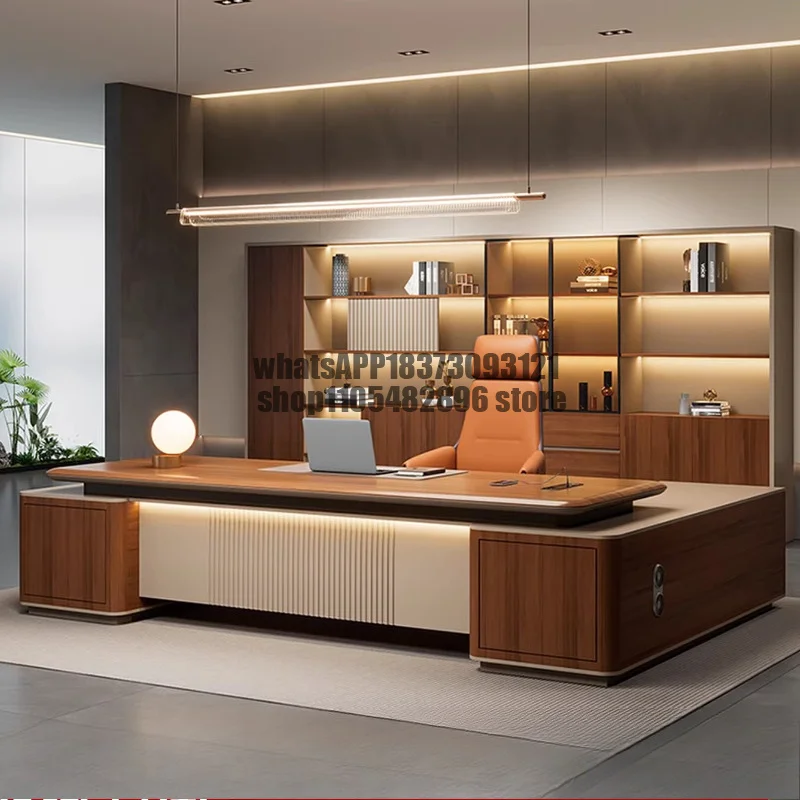 Luxury Executive Office Desk Minimalist Aesthetic European Nordic Office Desk Design Modern Meuble Bureau Trendy Furniture
Luxury Executive Office Desk Minimalist Aesthetic European Nordic Office Desk Design Modern Meuble Bureau Trendy Furniture