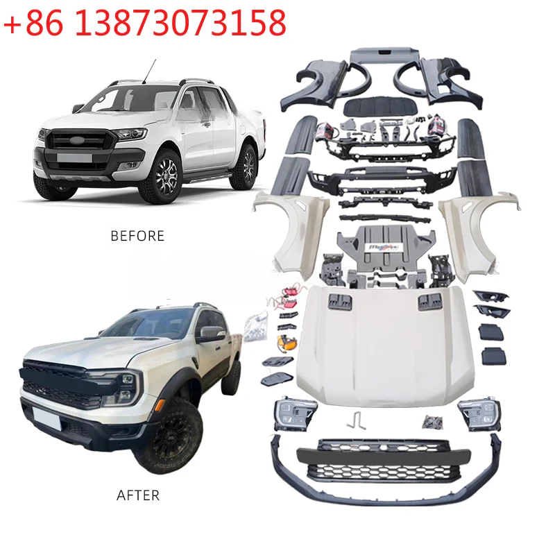 Facelift Upgrade PP Material Car Turning Front Bumper Hood Grille for Ranger 2012-2021 Upgrade to 2022 T9 Ranger Raptor Body Kit
Facelift Upgrade PP Material Car Turning Front Bumper Hood Grille for Ranger 2012-2021 Upgrade to 2022 T9 Ranger Raptor Body Kit