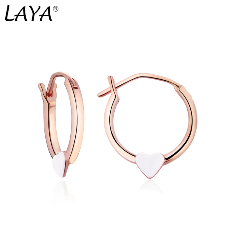 LAYA 925 Sterling Silver White Red Enamel MINI Hoop Plain Silver Earrings For Women Original Modern Fine Jewelry 2022 Trend
LAYA 925 Sterling Silver White Red Enamel MINI Hoop Plain Silver Earrings For Women Original Modern Fine Jewelry 2022 Trend
