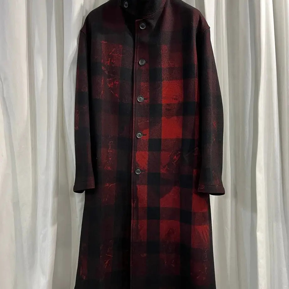 ТОП-ЯМАМОТО ® Винтажное шерстяное пальто в клетку для мужчин, осенне-зимняя свободная куртка средней длины с воротником-рубашкой
ТОП-ЯМАМОТО ® Винтажное шерстяное пальто в клетку для мужчин, осенне-зимняя свободная куртка средней длины с воротником-рубашкой