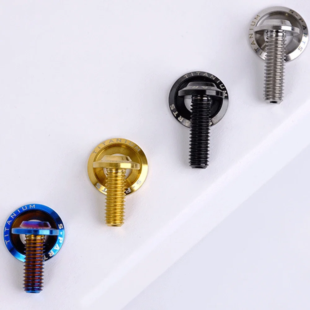 One Set M5/M6/M8 + Washer GR5 Titanium Alloy Mushroom Head Bolt for Locomotive Modification 10 15 20 25 30 35 40mm
One Set M5/M6/M8 + Washer GR5 Titanium Alloy Mushroom Head Bolt for Locomotive Modification 10 15 20 25 30 35 40mm