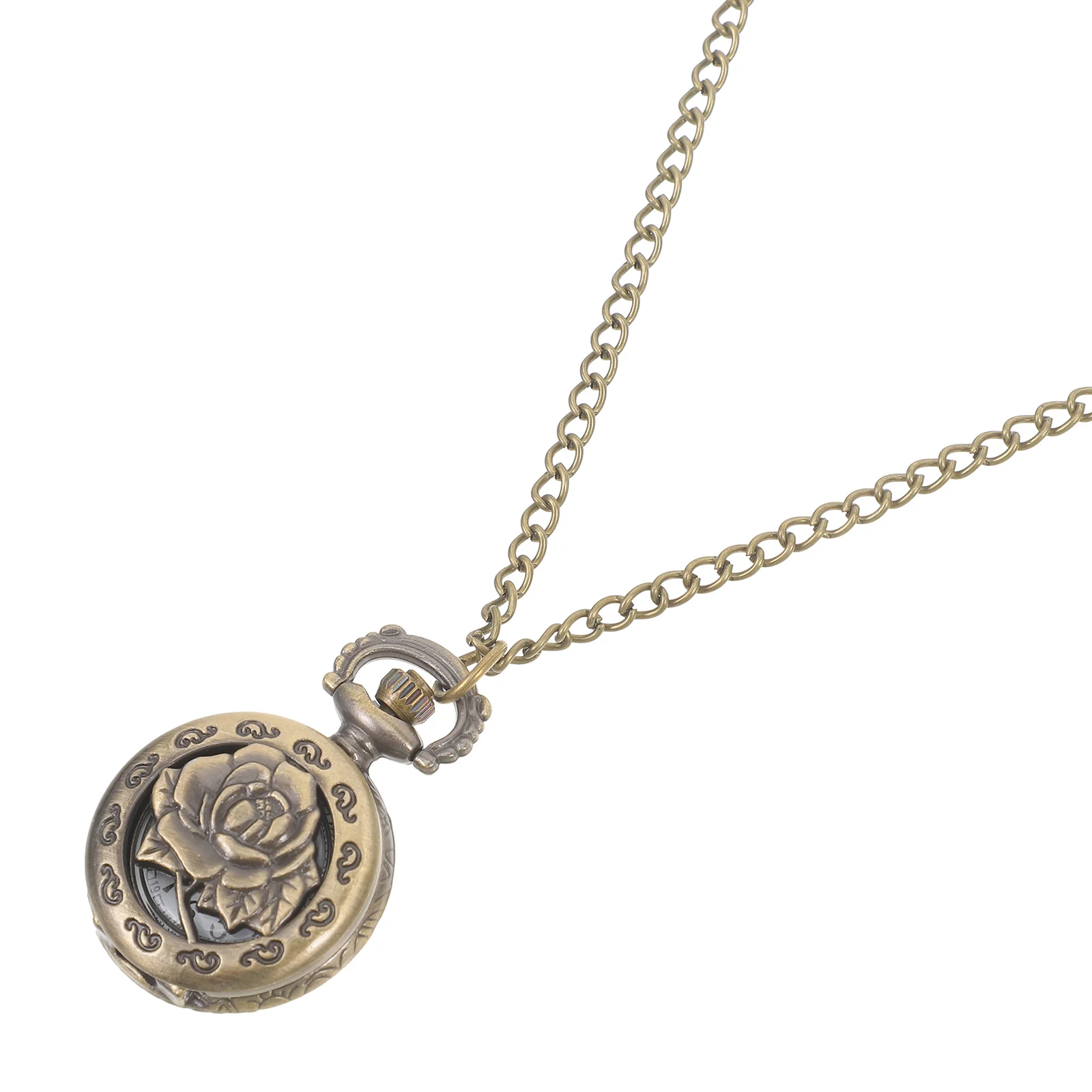 Vintage Pocket Watch Quartz Necklace Pendant Necklaces for Women Hollow Out with Chain
Vintage Pocket Watch Quartz Necklace Pendant Necklaces for Women Hollow Out with Chain