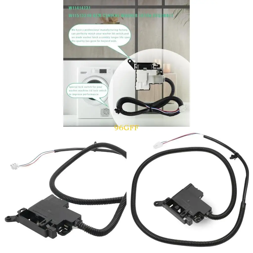 96GF Washer Lid Lock Set Plastic Texture W11414731 Easy Installation Suitable for Washing Machine for Enhancing Safety
96GF Washer Lid Lock Set Plastic Texture W11414731 Easy Installation Suitable for Washing Machine for Enhancing Safety