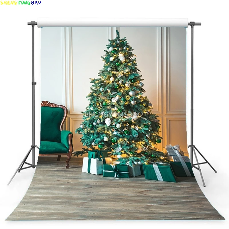 Elegant Christmas Interior Decoration Pine Tree Photography Backdrops Props Comfortable Home Photo Studio Background AA-01
Elegant Christmas Interior Decoration Pine Tree Photography Backdrops Props Comfortable Home Photo Studio Background AA-01