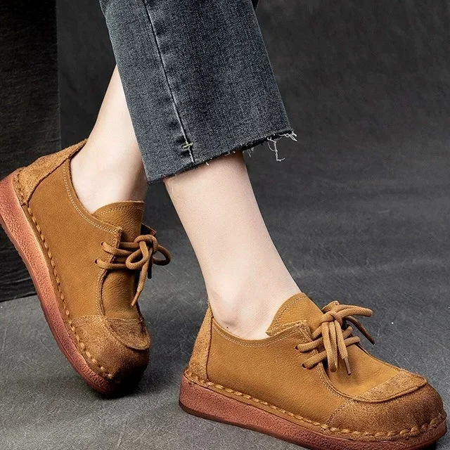 Spain Glas Genuine Top Layer Cowhide Single Shoes Retro Casual Soft Bottom Comfortable Women's Shoes Fashionable Leisure Foot...
Spain Glas Genuine Top Layer Cowhide Single Shoes Retro Casual Soft Bottom Comfortable Women's Shoes Fashionable Leisure Foot...