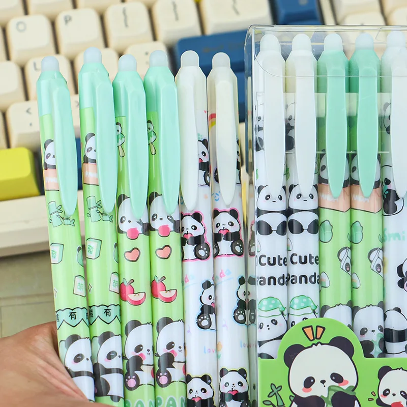 12 Pcs with Box High-value Cute Panda Erasable Blue Neutral Pen Ins Wind Girl Heart Student Writing Supplies
12 Pcs with Box High-value Cute Panda Erasable Blue Neutral Pen Ins Wind Girl Heart Student Writing Supplies