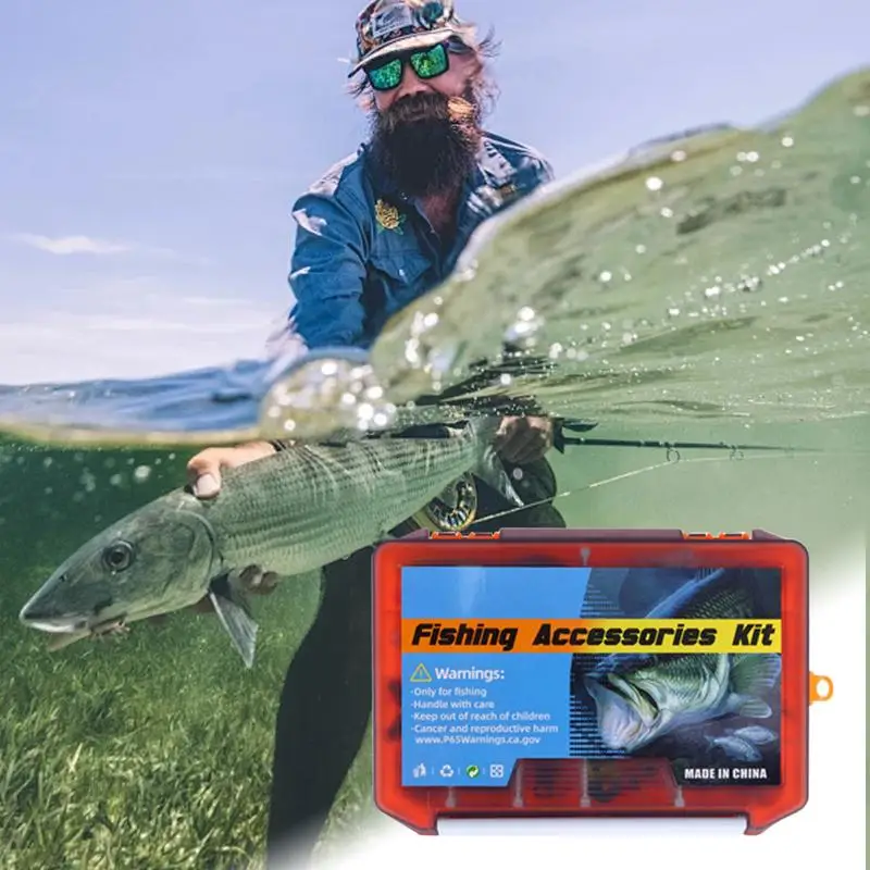 Fishing Lure Tackle Box 123Pieces Bass Fishing Kit Tackle Box Weedless Freshwater Fishing Accessories Soft Fishing Bait For Rock
Fishing Lure Tackle Box 123Pieces Bass Fishing Kit Tackle Box Weedless Freshwater Fishing Accessories Soft Fishing Bait For Rock