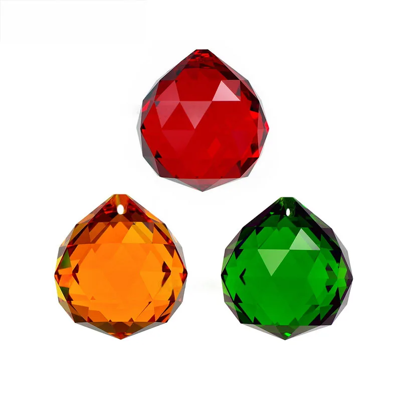 Top grade 30mm Faceted Ball Prism Chandelier Parts Crystals Shinning Glass Pendant Hanging Sun Catcher Rainbow Maker
Top grade 30mm Faceted Ball Prism Chandelier Parts Crystals Shinning Glass Pendant Hanging Sun Catcher Rainbow Maker