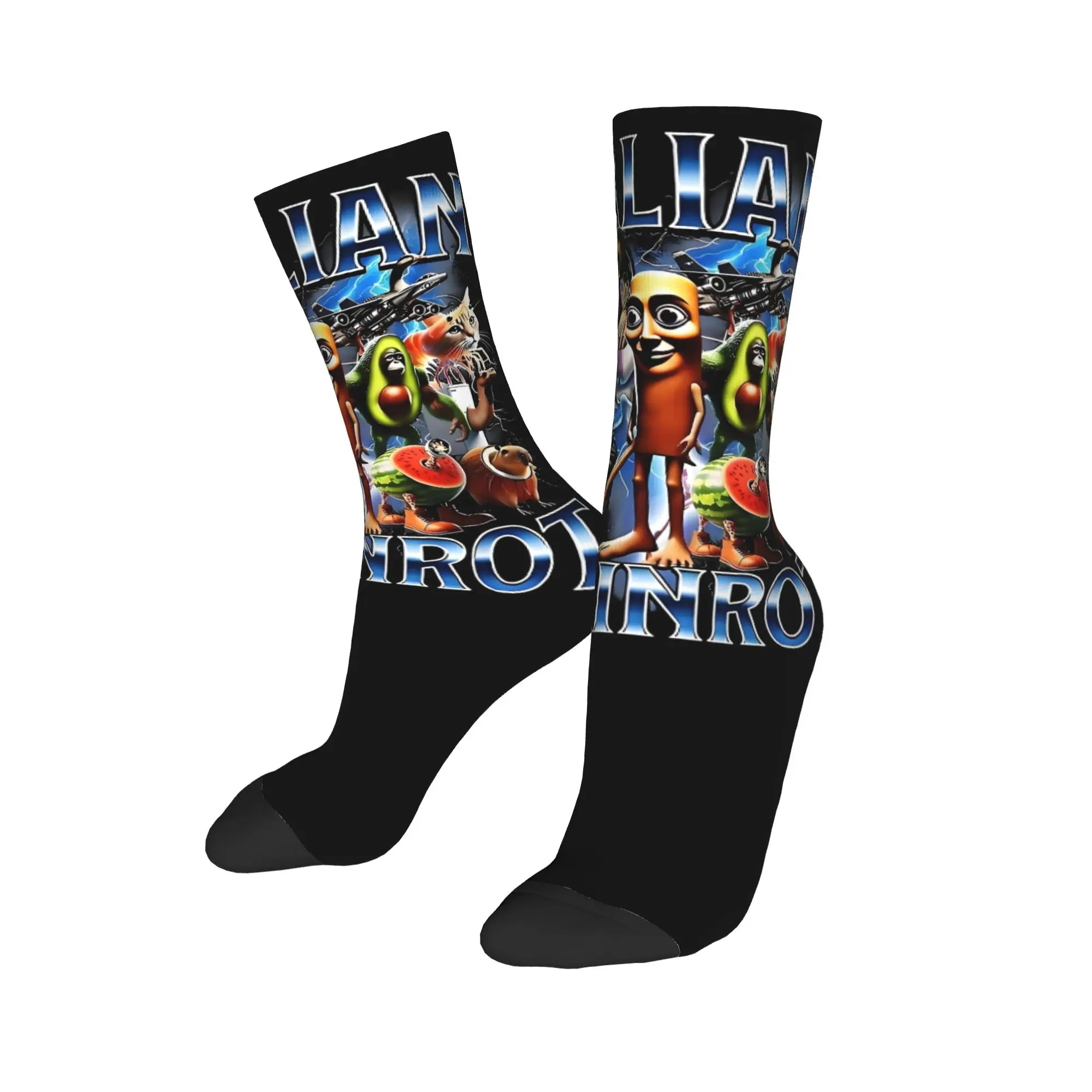 Custom Funny Funny Italian Brainrot Socks Women Men Warm 3D Printing Meme Sports Basketball Socks
Custom Funny Funny Italian Brainrot Socks Women Men Warm 3D Printing Meme Sports Basketball Socks