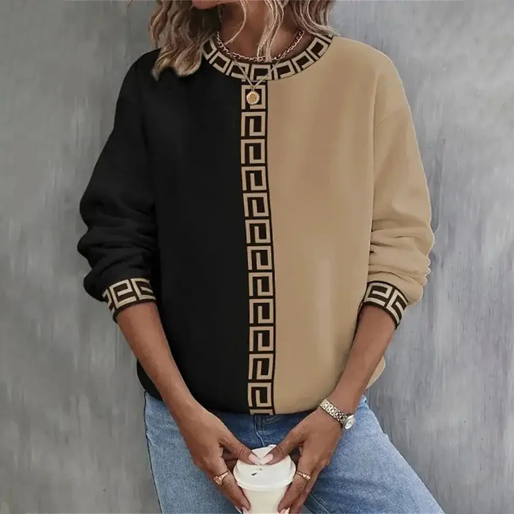 2024 Women's Fashion Geometry Printed Sweatshirts Spring V Neck Other Material 100% Comfortable Ladies Hoodies
2024 Women's Fashion Geometry Printed Sweatshirts Spring V Neck Other Material 100% Comfortable Ladies Hoodies