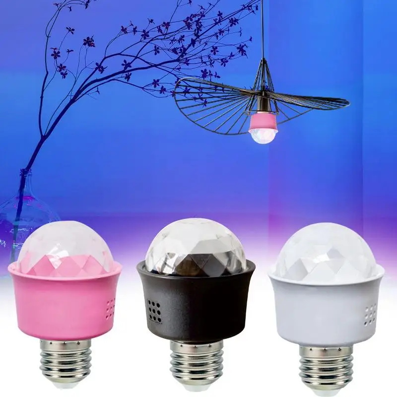 Rotating LED Strobe Bulb Color Changing Stage Light Reusable Disco Bulb Lamp Party Bulb Stage Light For Party Clubs Bars Family
Rotating LED Strobe Bulb Color Changing Stage Light Reusable Disco Bulb Lamp Party Bulb Stage Light For Party Clubs Bars Family