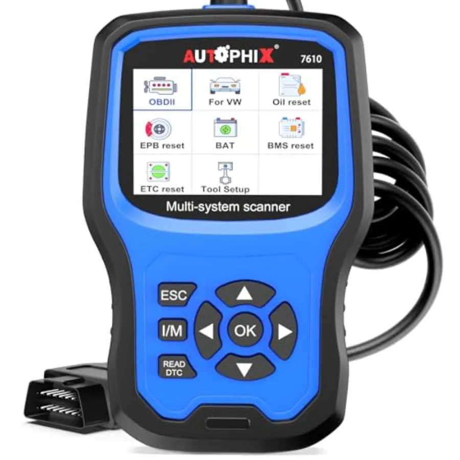VAG vehicles diagnostic tool: OBD2 scanner for Volkswagen, Audi, Skoda, Seat; full system scan, battery registration, EPB reset
VAG vehicles diagnostic tool: OBD2 scanner for Volkswagen, Audi, Skoda, Seat; full system scan, battery registration, EPB reset