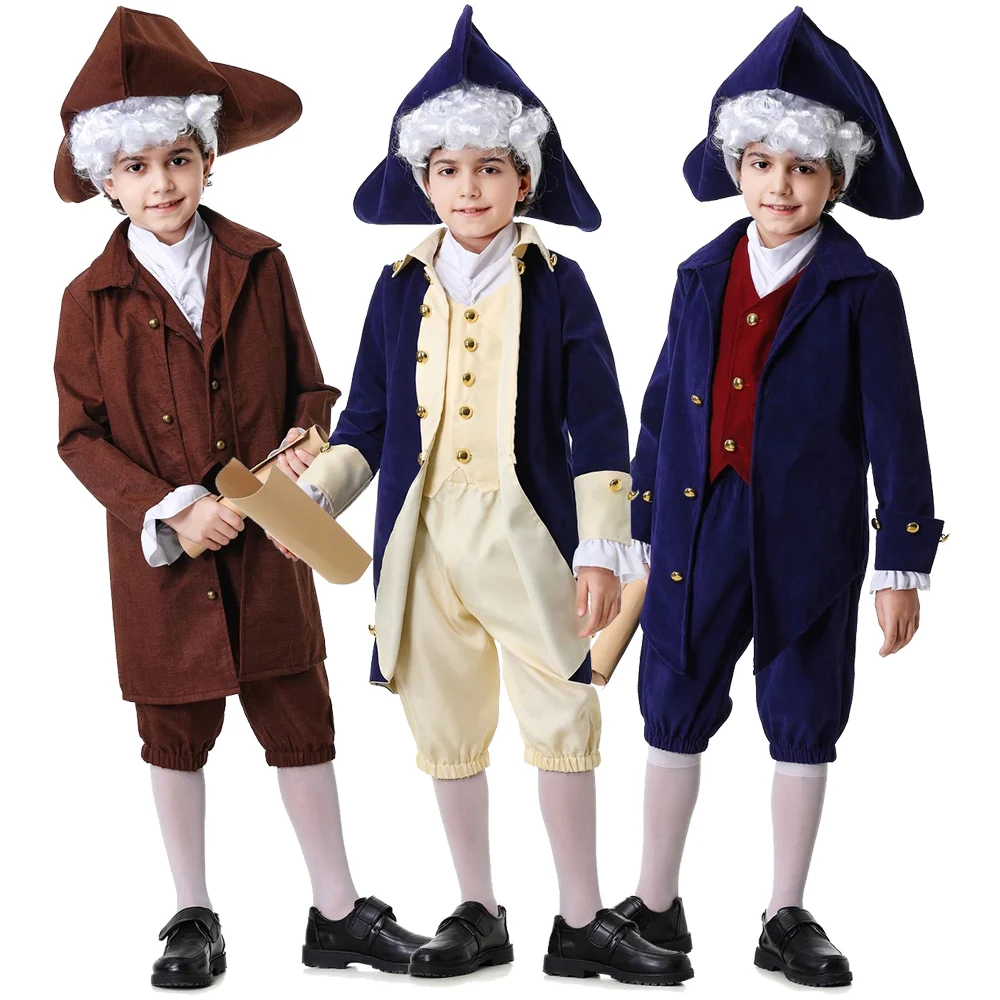 Boys Ropean And American Retro Victorian Noble Court Prince Formal Costume Swallowtail Coat Kids Judge Child Lawyer Costume
Boys Ropean And American Retro Victorian Noble Court Prince Formal Costume Swallowtail Coat Kids Judge Child Lawyer Costume