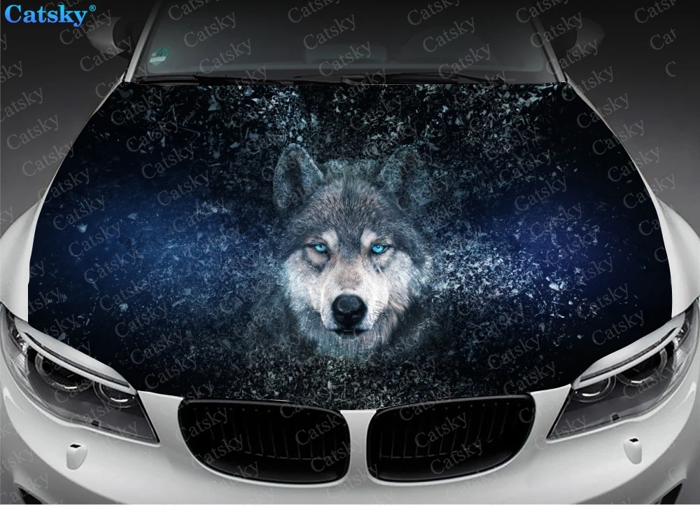 Wolf animal wolf king Car hood wrap lion decal, bonnet vinyl sticker, full color graphic decal, CUSTOM made to Fit Any Car
Wolf animal wolf king Car hood wrap lion decal, bonnet vinyl sticker, full color graphic decal, CUSTOM made to Fit Any Car