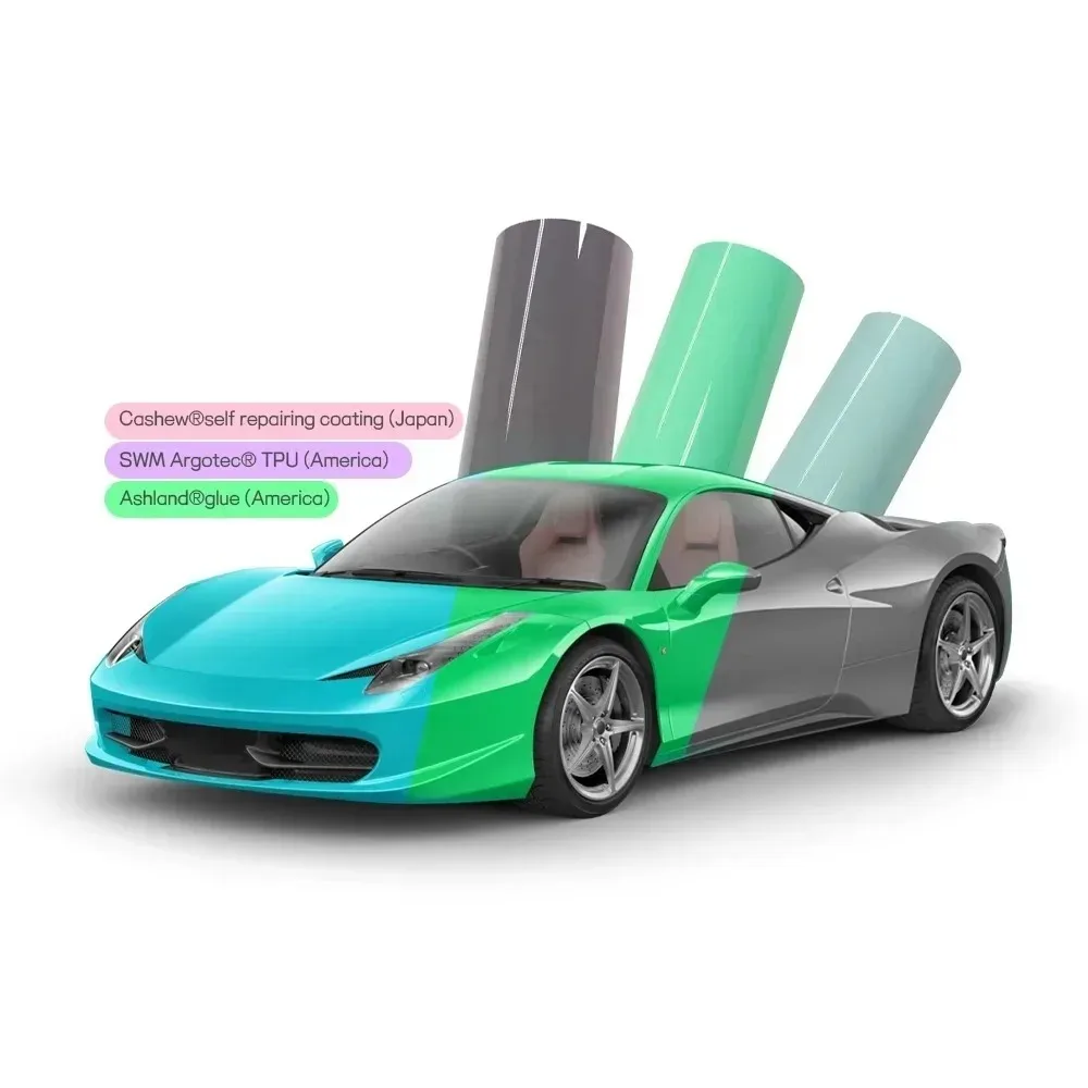 TPU PPF Custom Color Car Heat-repaired Multiple Color Options Car Wrapping Body Film PPF
TPU PPF Custom Color Car Heat-repaired Multiple Color Options Car Wrapping Body Film PPF