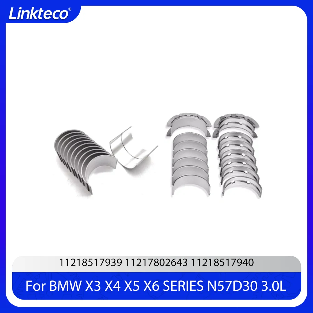 Engine Bearing Kit Crankshaft Con Rod Bearing Fit 3.0 L N57D30 For BMW X4 X5 X6 330d 350d 535d 530d 550d 640d 730d 3.0L 09-19
Engine Bearing Kit Crankshaft Con Rod Bearing Fit 3.0 L N57D30 For BMW X4 X5 X6 330d 350d 535d 530d 550d 640d 730d 3.0L 09-19