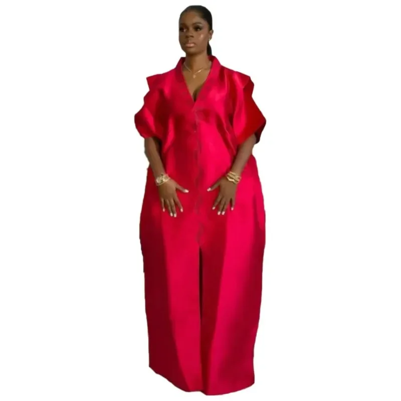 2025 Muslim White Abayas Short Sleeve Dresses For Women Turkey African Wedding Party Gown Loose Boubou Elegant Evening Maxi Robe
2025 Muslim White Abayas Short Sleeve Dresses For Women Turkey African Wedding Party Gown Loose Boubou Elegant Evening Maxi Robe