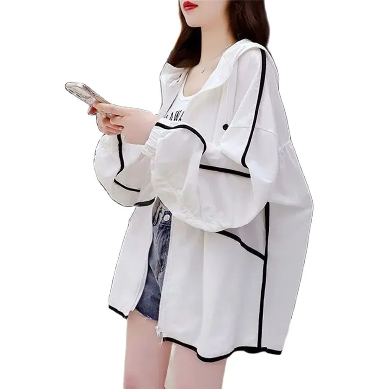 2022 Sun Protection Clothing Women's Coat Long-Sleeved Women Mid-Length Loose Thin Jacket Breathable Sun-Proof Female Outerwear
2022 Sun Protection Clothing Women's Coat Long-Sleeved Women Mid-Length Loose Thin Jacket Breathable Sun-Proof Female Outerwear