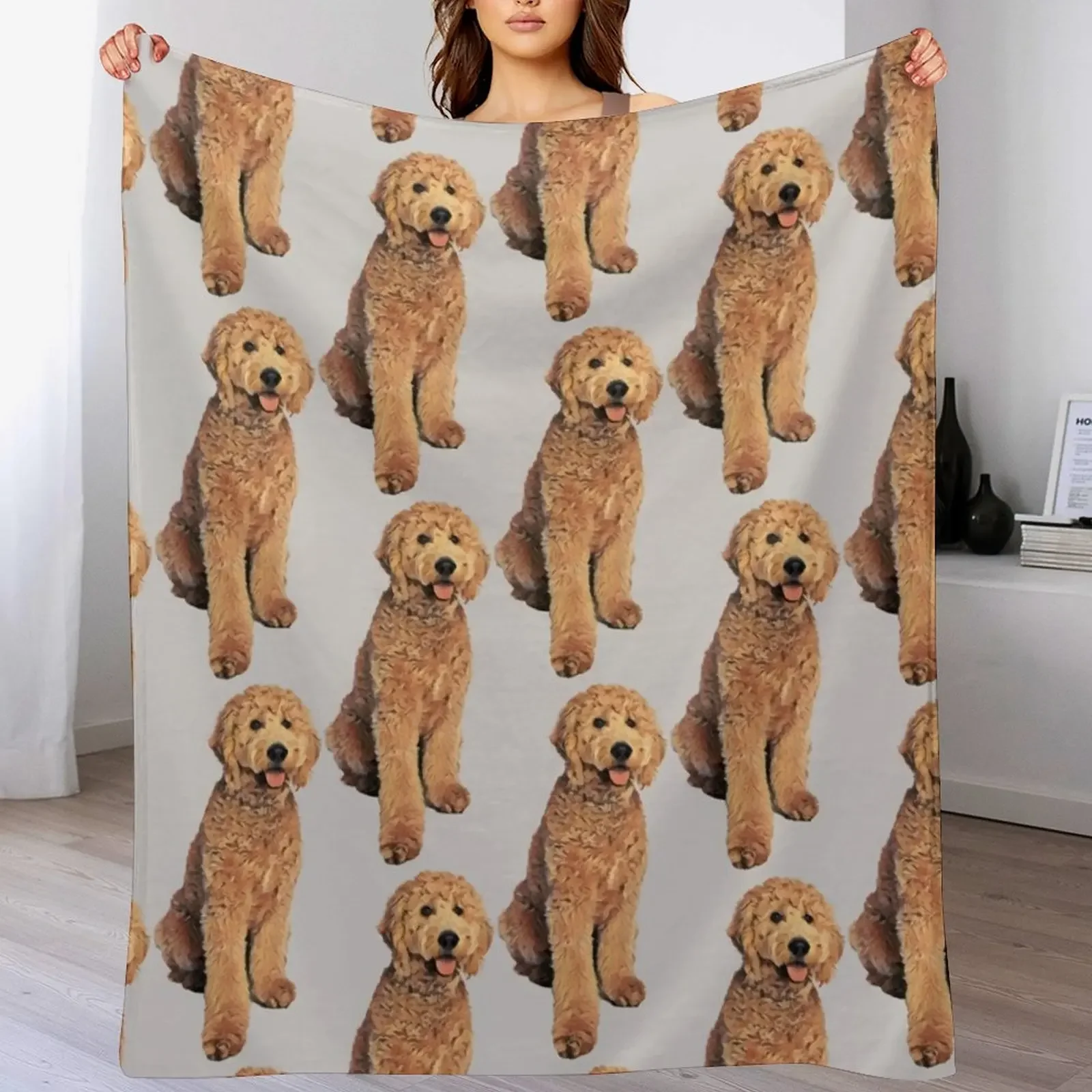 F1bb Goldendoodle Throw Blanket Soft Home Decor Blanket for Couch Bedroom
F1bb Goldendoodle Throw Blanket Soft Home Decor Blanket for Couch Bedroom