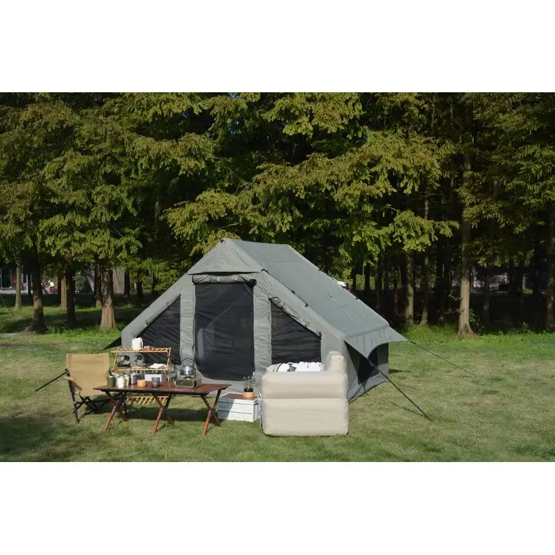 Inflatable Camping Tent Easy Setup 4-Season Glamping Tent for 4-6 People Waterproof Windproof Outdoor Self-Supporting Air Tent
Inflatable Camping Tent Easy Setup 4-Season Glamping Tent for 4-6 People Waterproof Windproof Outdoor Self-Supporting Air Tent