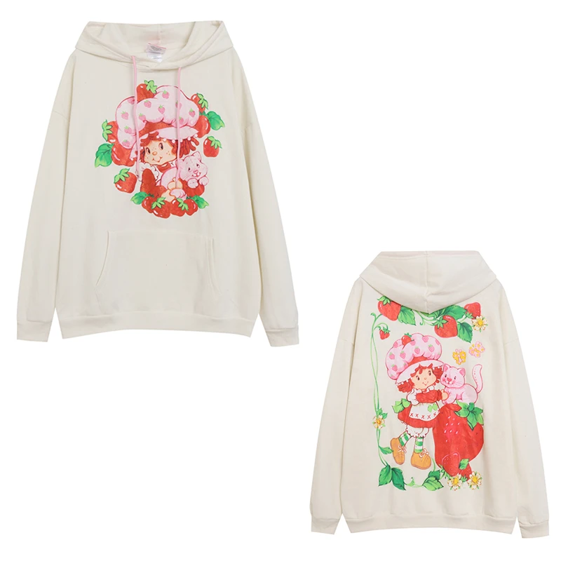 Cartoon Anime Women's Sweet Anti-Aging Fleece Pocket Sweatshirt Beige Loose Large Version Comfortable Drawstring Hoodie
Cartoon Anime Women's Sweet Anti-Aging Fleece Pocket Sweatshirt Beige Loose Large Version Comfortable Drawstring Hoodie