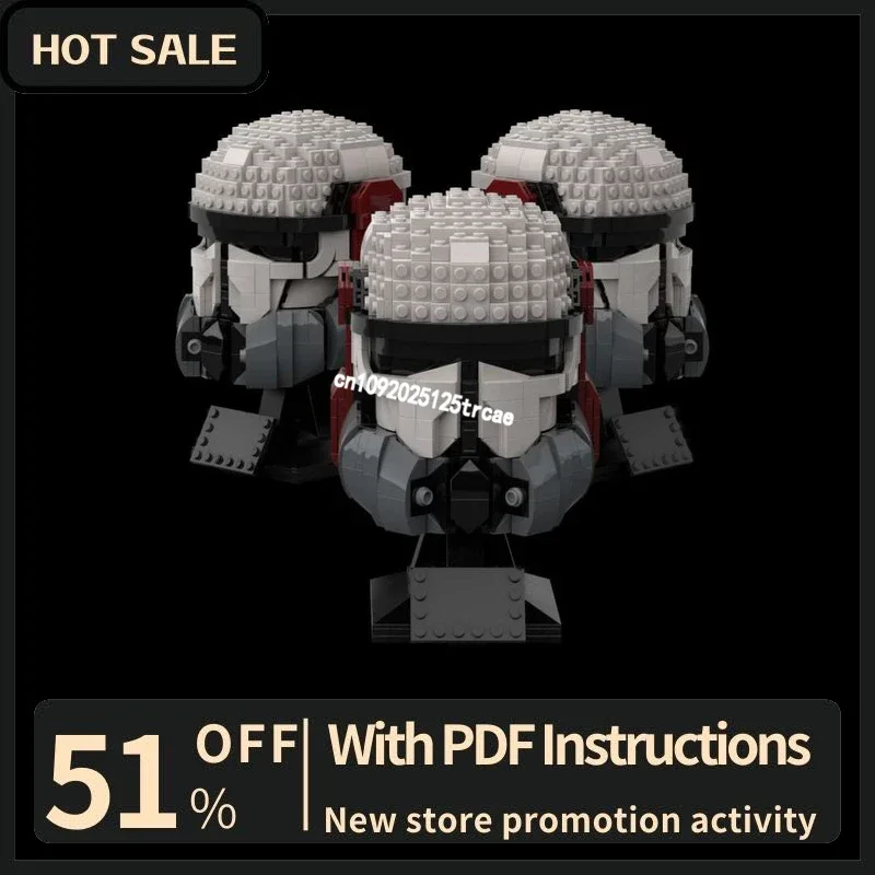 New 697Pcs Famous Star Battle Movie Moc Commando Beskar Helmet Model Custom Puzzles Diy Creative Ideas Toys Birthday Gifts
New 697Pcs Famous Star Battle Movie Moc Commando Beskar Helmet Model Custom Puzzles Diy Creative Ideas Toys Birthday Gifts
