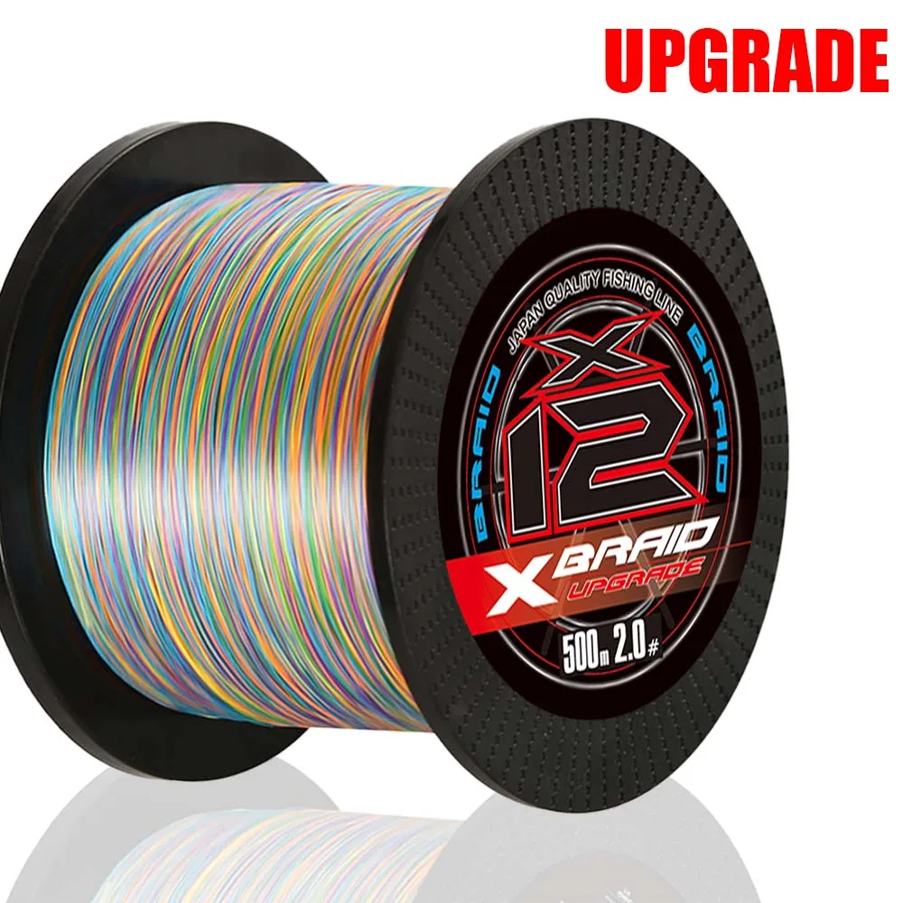 Xbraid Upgrade Original X8 Japan Never Fade Multicolor Multifilament Fishing Line For Carp Bass Fishing Line 100/300/500M pesca
Xbraid Upgrade Original X8 Japan Never Fade Multicolor Multifilament Fishing Line For Carp Bass Fishing Line 100/300/500M pesca