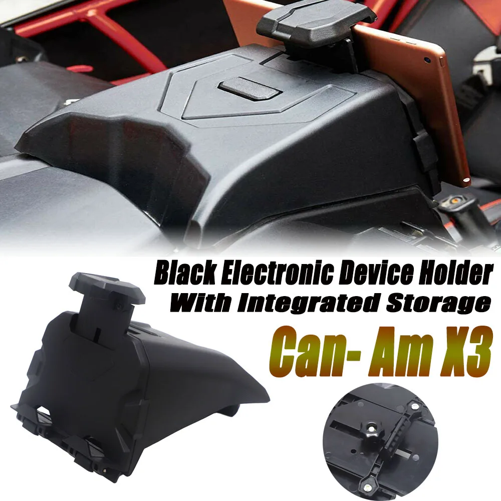 2017 2018 For Can Am Maverick X3 Models Black Electronic Device Holder With Integrated Storage
2017 2018 For Can Am Maverick X3 Models Black Electronic Device Holder With Integrated Storage