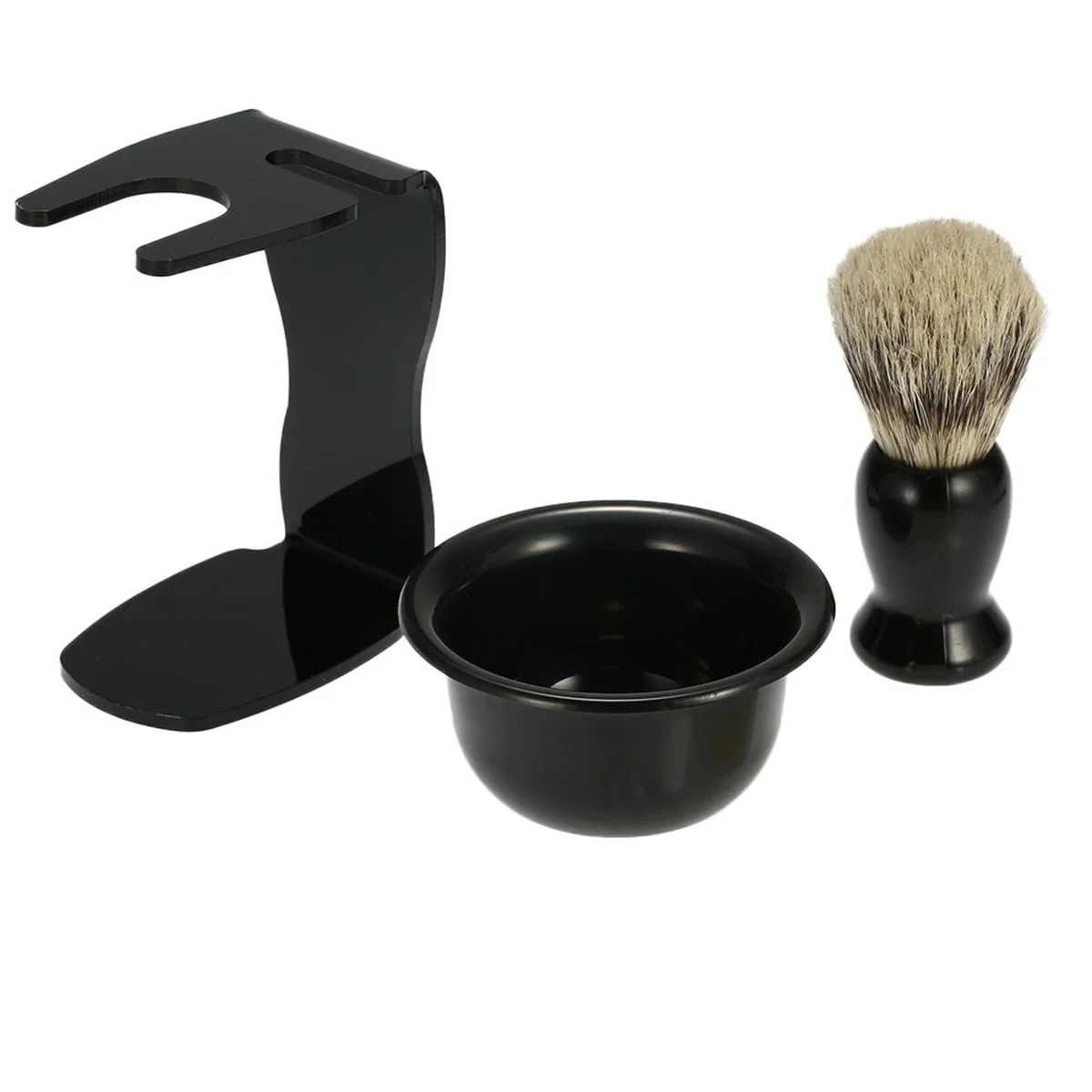 Bristle Shaving Brush Acrylic Stand Sleek Soap Bowl Set Corrosion Resistant Smooth Edges Stable Base
Bristle Shaving Brush Acrylic Stand Sleek Soap Bowl Set Corrosion Resistant Smooth Edges Stable Base