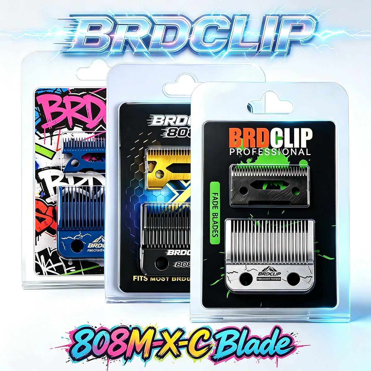 Echo blade 808M-X-C Professional electric hair clipper blade for BRD-106、108、FA1C、8148、1919、8004、X1、M10、M5、R77F multiple models
Echo blade 808M-X-C Professional electric hair clipper blade for BRD-106、108、FA1C、8148、1919、8004、X1、M10、M5、R77F multiple models