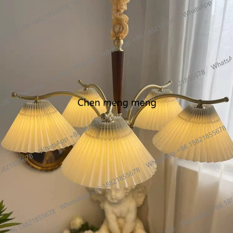 Living room chandelier French retro light luxury dining room bedroom study all copper lamps
Living room chandelier French retro light luxury dining room bedroom study all copper lamps