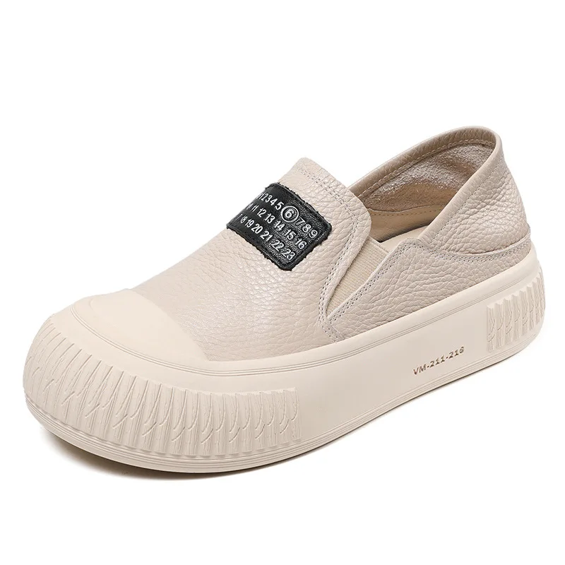 GKTINOO 2025 Women Loafers Chunky Platform Slip On flat Shoes Comfort Thick Bottom Genuine Leather Academic Style Casual Loafers
GKTINOO 2025 Women Loafers Chunky Platform Slip On flat Shoes Comfort Thick Bottom Genuine Leather Academic Style Casual Loafers