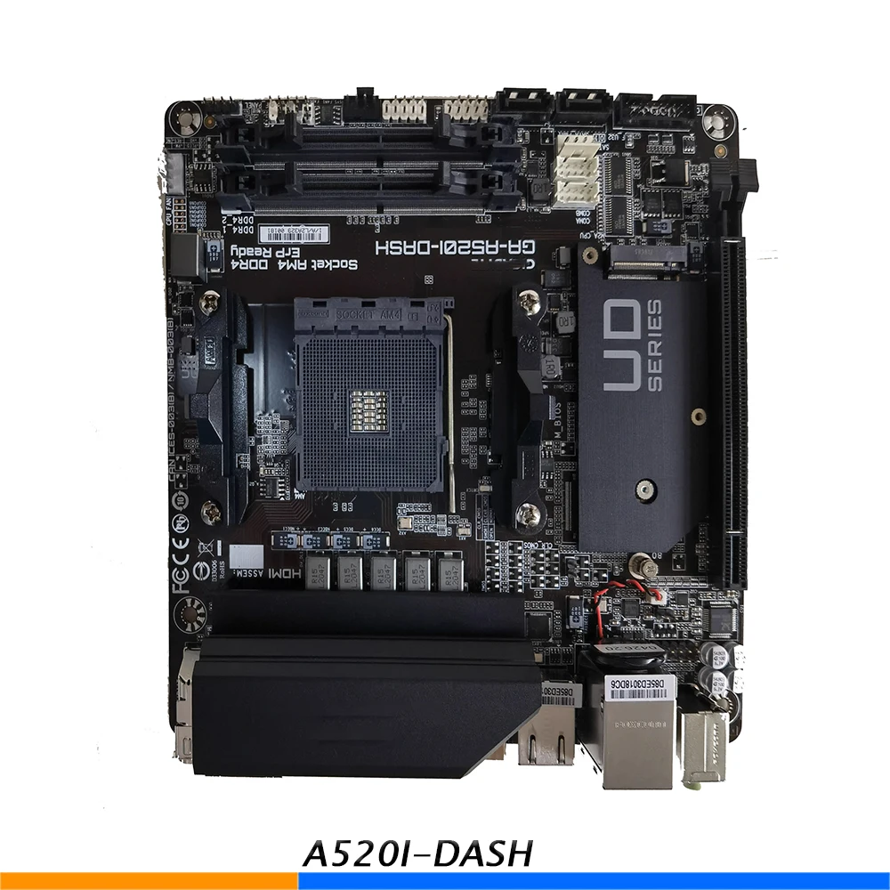 GA-A520I-DASH для настольной материнской платы GIGABYTE A520I-DASH DDR4 MINI-ITX Поддержка 4000 г
GA-A520I-DASH для настольной материнской платы GIGABYTE A520I-DASH DDR4 MINI-ITX Поддержка 4000 г