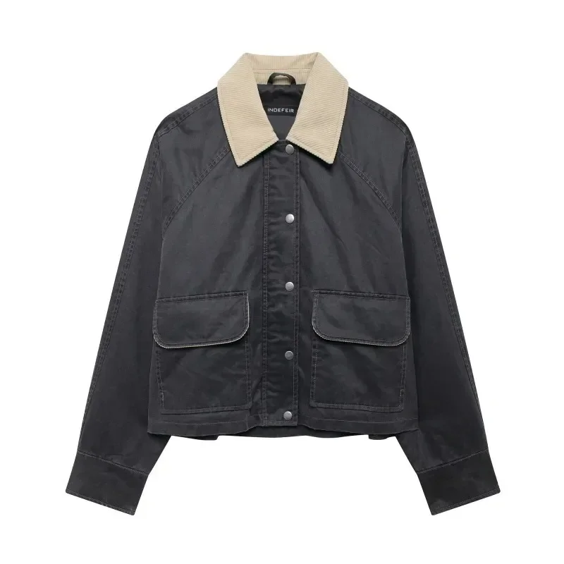 TRAFZR Lady Jackets Women's Autumn Coat American Vintage Novelties in Outerwear Casual Coats Elegant and Pretty Women's Coats
TRAFZR Lady Jackets Women's Autumn Coat American Vintage Novelties in Outerwear Casual Coats Elegant and Pretty Women's Coats