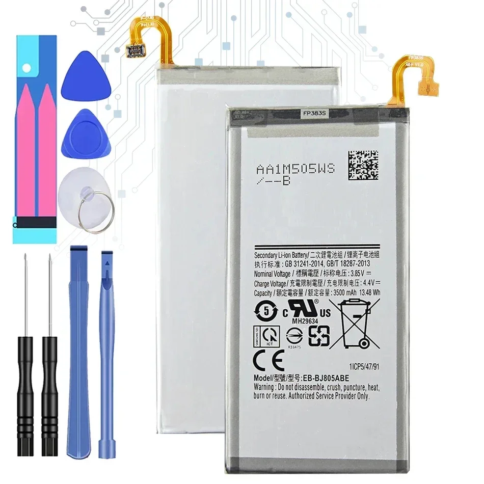 3500Mah EB-BJ805ABE Battery For Samsung Galaxy A6 Plus A6plus A6+ SM-A605F A605G A6050 A605K A605FN A605GN Batteria + Free Tools
3500Mah EB-BJ805ABE Battery For Samsung Galaxy A6 Plus A6plus A6+ SM-A605F A605G A6050 A605K A605FN A605GN Batteria + Free Tools