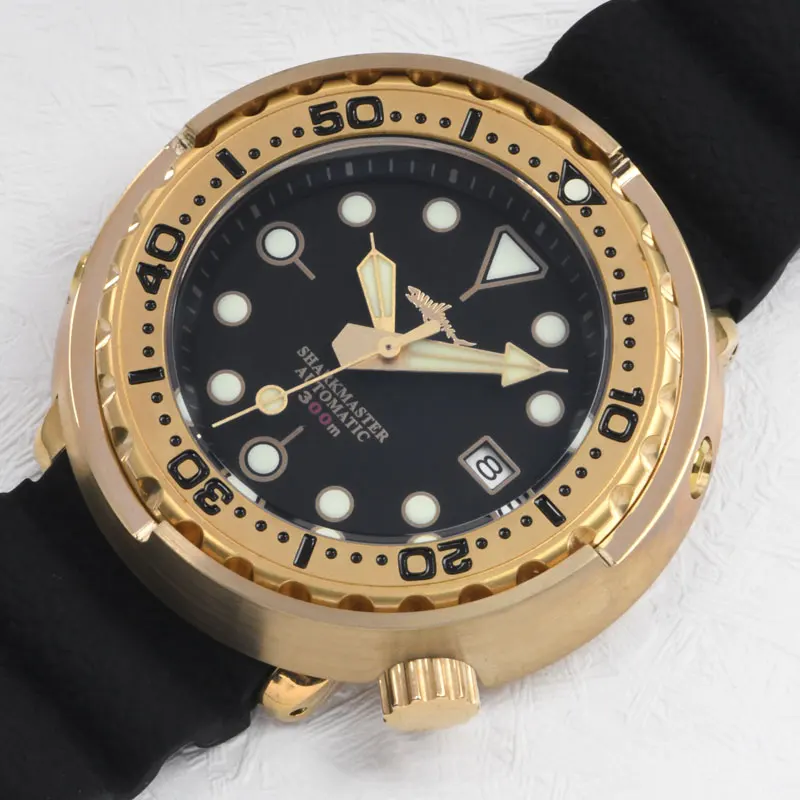 Heimdallr 47mm Men's Retro Bronze SBBN Diver Watch Black Dial Sapphire NH35 Automatic Movement 300m Waterproof C3 Luminous
Heimdallr 47mm Men's Retro Bronze SBBN Diver Watch Black Dial Sapphire NH35 Automatic Movement 300m Waterproof C3 Luminous