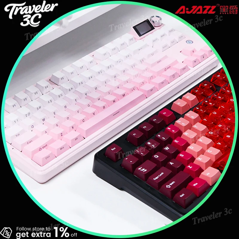 NEW AJAZZ MK87 Wireless Mechanical Keyboard Customized Flagship Linear Switch Hot Swappable 2.4g BT Wireless with Smart Display
NEW AJAZZ MK87 Wireless Mechanical Keyboard Customized Flagship Linear Switch Hot Swappable 2.4g BT Wireless with Smart Display