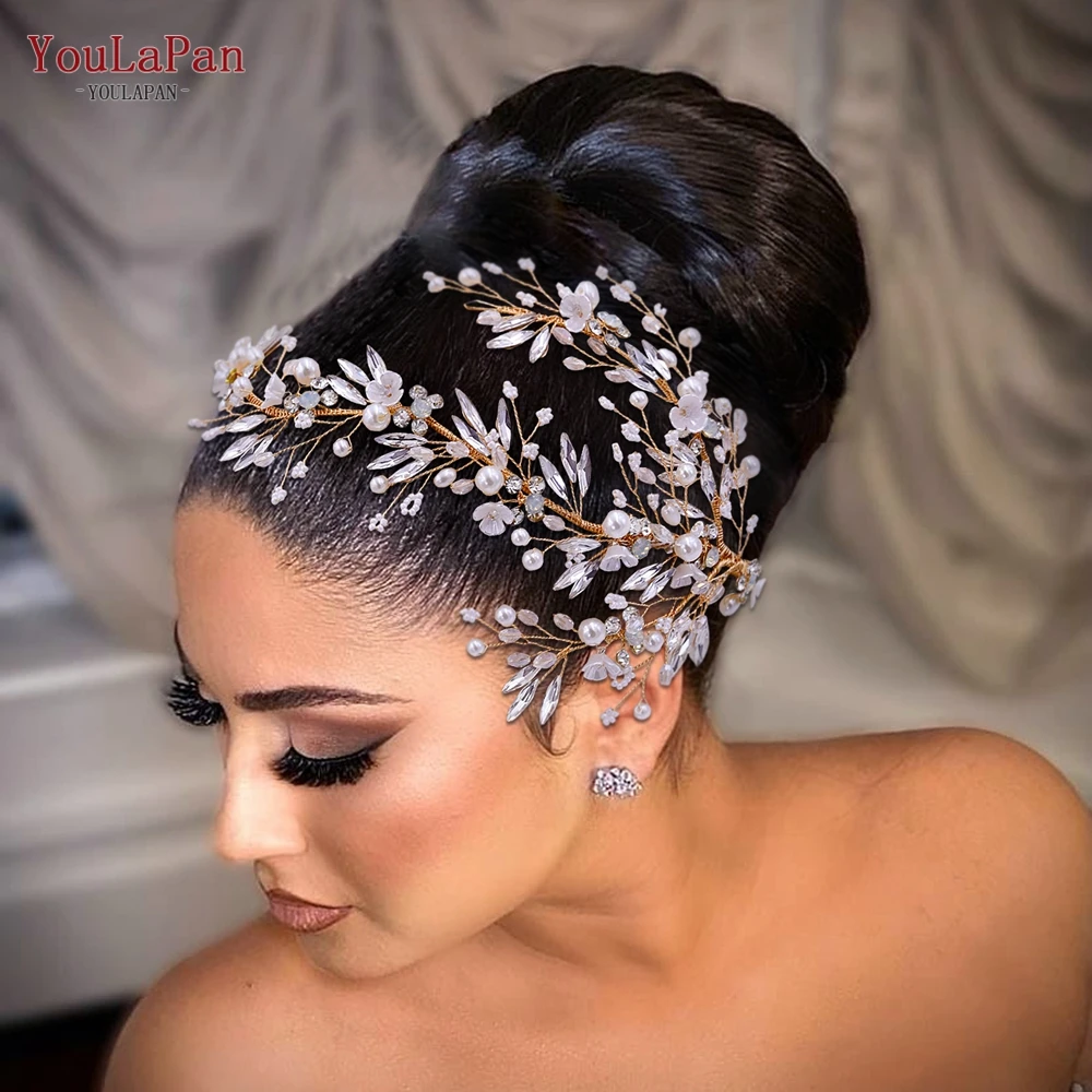 YouLaPan Luxury Bride Flower Hair Clips Pearl Rhinestone Women Hair Pieces Wedding Hairpins Handmade Party Headpieces HP280
YouLaPan Luxury Bride Flower Hair Clips Pearl Rhinestone Women Hair Pieces Wedding Hairpins Handmade Party Headpieces HP280