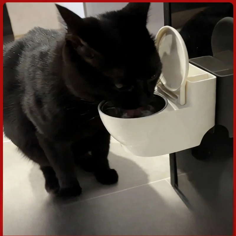 Home Dog Cat Creative Toilet Water Dispenser Anti knock Hanging Drinking Bowl Artifact Food Bowl Special
Home Dog Cat Creative Toilet Water Dispenser Anti knock Hanging Drinking Bowl Artifact Food Bowl Special