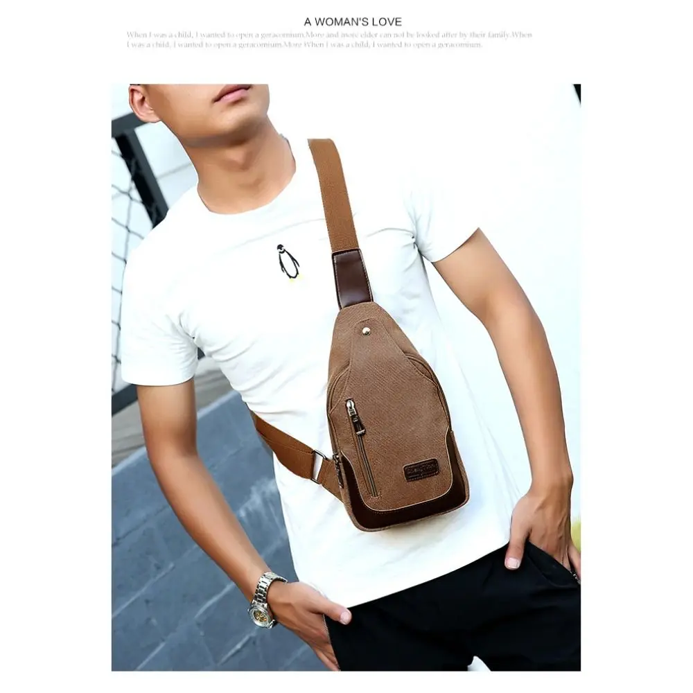 New Canvas Nylon Men Chest Bag Multifunctional Large Capacity Crossbody Bag Black Blue Green Male Shoulder Bag Unisex
New Canvas Nylon Men Chest Bag Multifunctional Large Capacity Crossbody Bag Black Blue Green Male Shoulder Bag Unisex