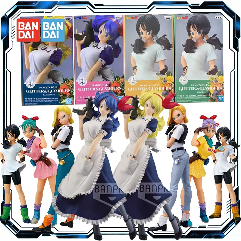 Оригинальная фигурка Bandai BANPRESTO Dragon Ball Z GLITTER & GLAMOURS BULMA ANDROID 18 VIDEL, модель игрушки, подарок для детей
Оригинальная фигурка Bandai BANPRESTO Dragon Ball Z GLITTER & GLAMOURS BULMA ANDROID 18 VIDEL, модель игрушки, подарок для детей