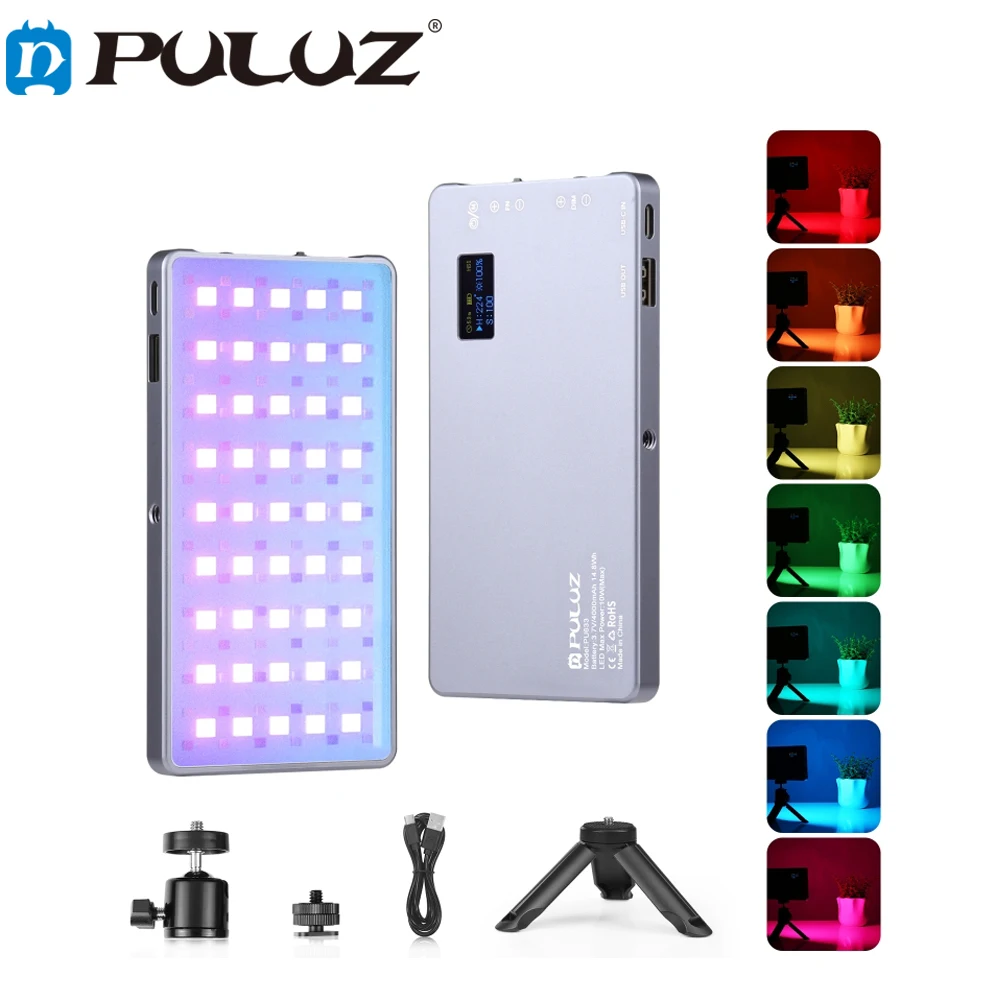 PULUZ полноцветный светодиодный RGB красота заполняющий свет карманный vlog фотография свет небольшой металлический корпус светодиодный светодиодным дисплеем 21 световой эффект
PULUZ полноцветный светодиодный RGB красота заполняющий свет карманный vlog фотография свет небольшой металлический корпус светодиодный светодиодным дисплеем 21 световой эффект