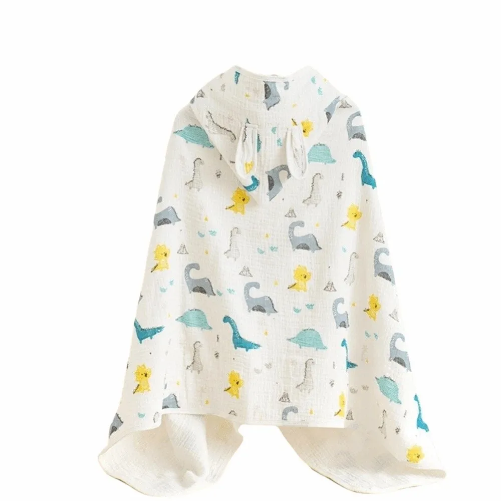 Cartoon Printed Baby Gauze Bath Towel Four Layer Comfortable Hooded Bathrobe Absorbent Soft Cartoon Cloak Towel Shower Cloak
Cartoon Printed Baby Gauze Bath Towel Four Layer Comfortable Hooded Bathrobe Absorbent Soft Cartoon Cloak Towel Shower Cloak