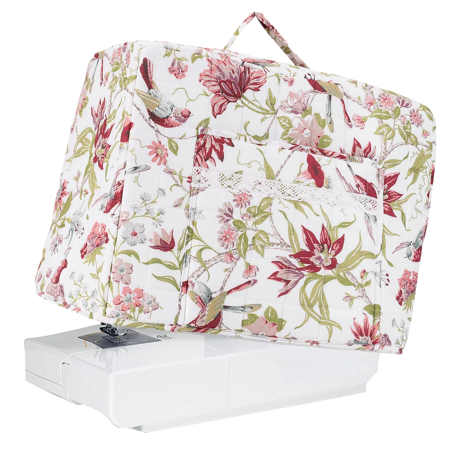 Craft Room Sewings Supply Organizer W/ Pocket Sewing Machine Protective Cover for Most Standard Machines and Accessories
Craft Room Sewings Supply Organizer W/ Pocket Sewing Machine Protective Cover for Most Standard Machines and Accessories