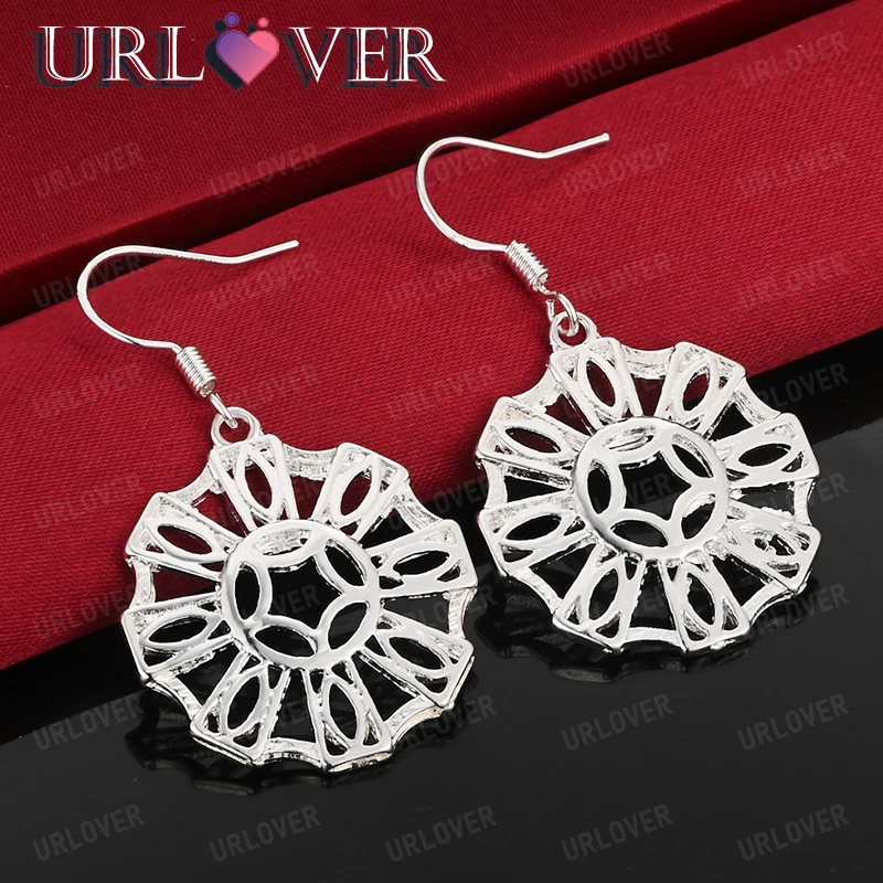 925 Sterling Silver Drop Earring Hollow Round Pattern For Men Women Wedding Party Christmas Gift Accessories Fashion Jewelry
925 Sterling Silver Drop Earring Hollow Round Pattern For Men Women Wedding Party Christmas Gift Accessories Fashion Jewelry